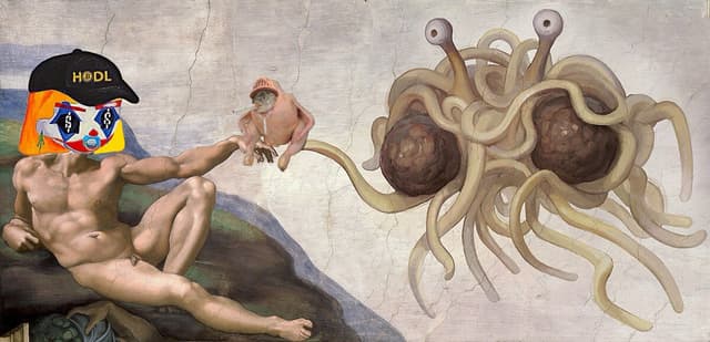 Retardio
Retard Dio
Return to God
Return to religion
Meme coin religions
It's so obvious it hurts